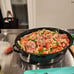 19 inch oval roaster with Lid enameled steel design