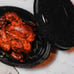 19 inch oval roaster with Lid enameled steel design
