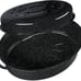 19 inch oval roaster with Lid enameled steel design