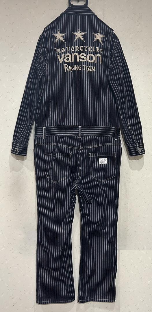 * VANSON Wabash Star Logo Embroidered Jumpsuit Overall L