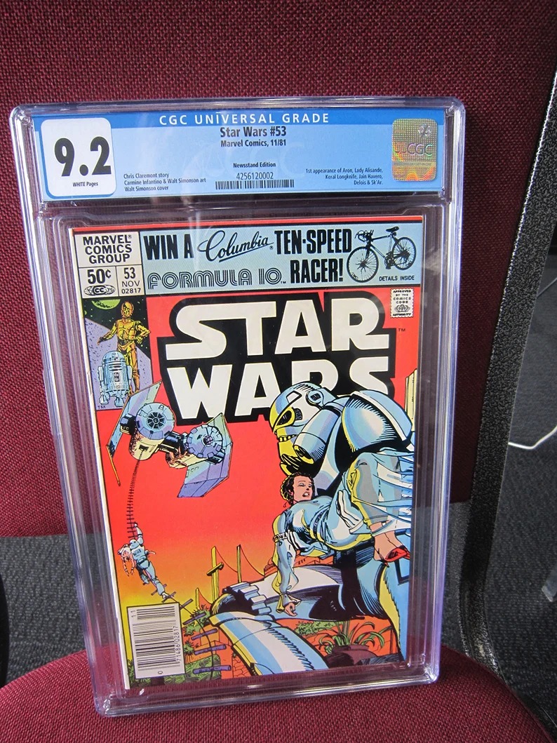 Star Wars #53 CGC 9.2 ,1st appearances, newstand edition