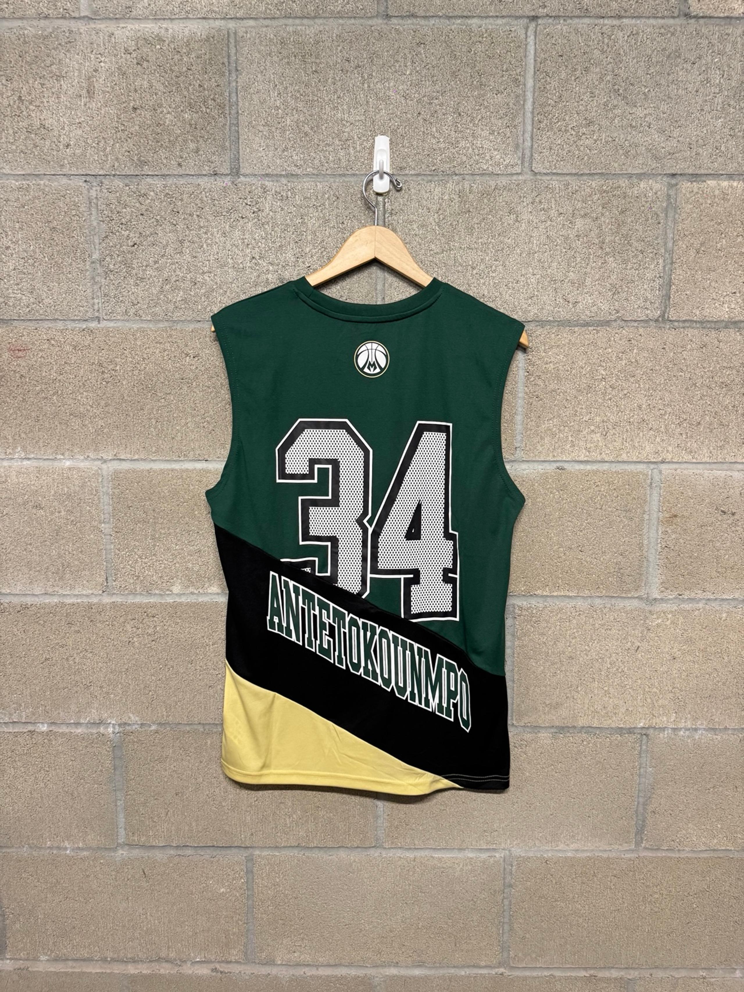 NBA Milwaukee bucks Giannis Antetokounmpo 34 jersey men medium