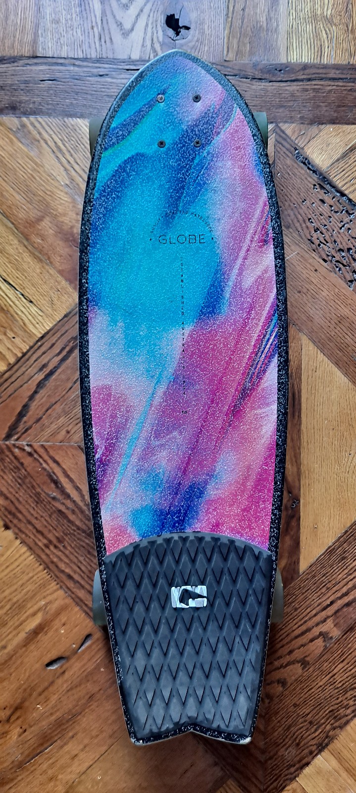 Globe Chromantic 30 Washed Aqua Cruiser Skateboard Complete