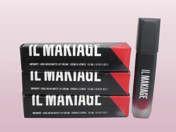 IL MAKIAG INFINITY LONG WEAR MATTE LIP CREAM #413 MATTE IN LOVE 0.18 OZ 3PCS