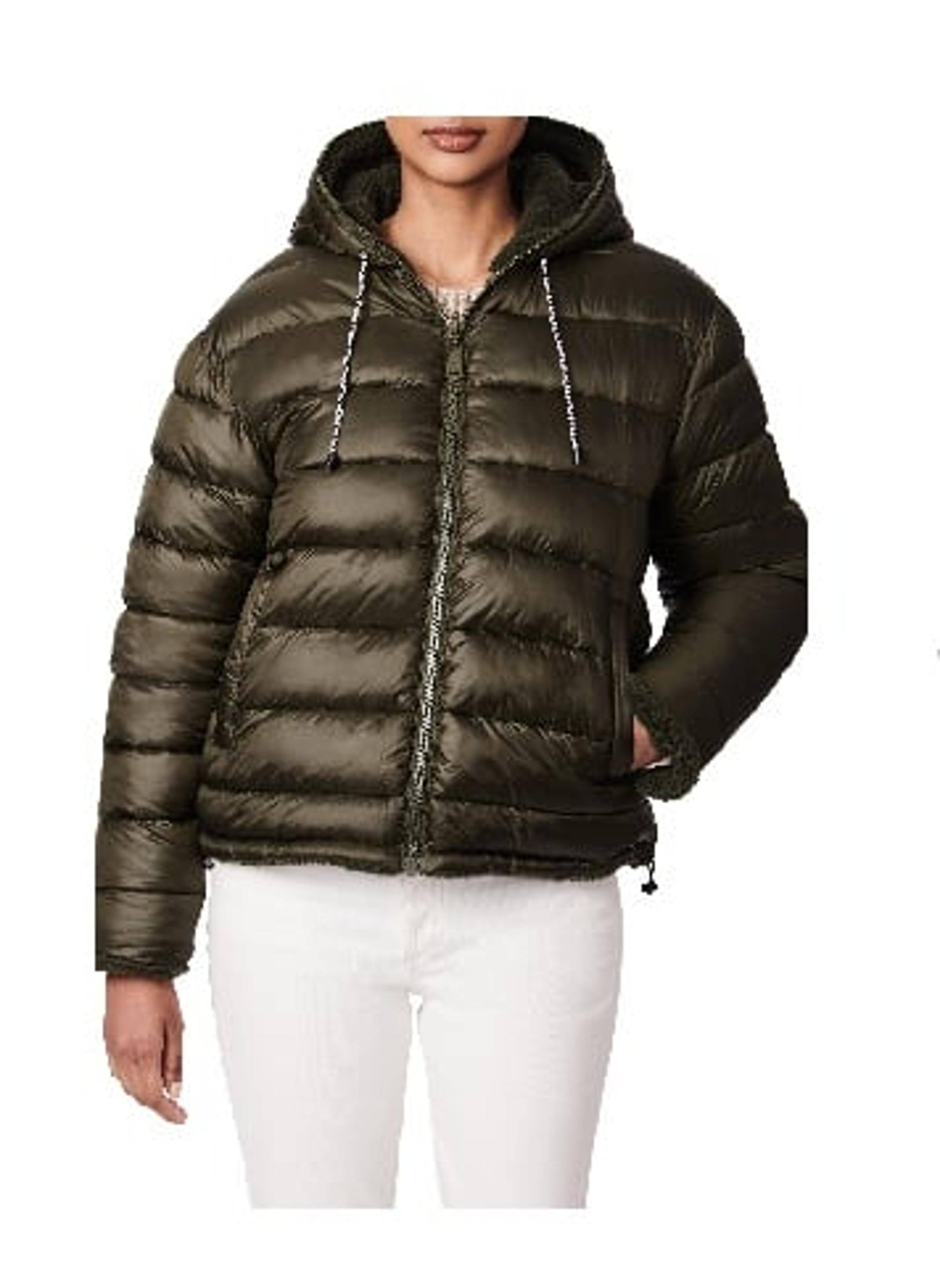 Bernardo Women’s Reversible Hooded Puffer Jacket