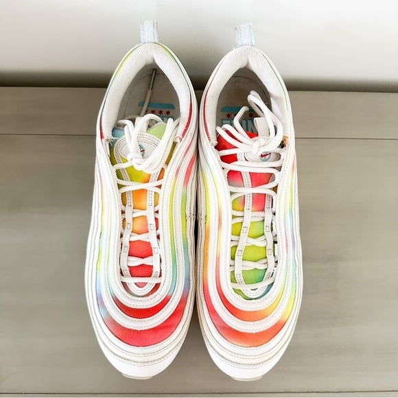 AIR MAX 97 WHITE/MULTICOLOR CK0839-100 Tie Dye Chicago
