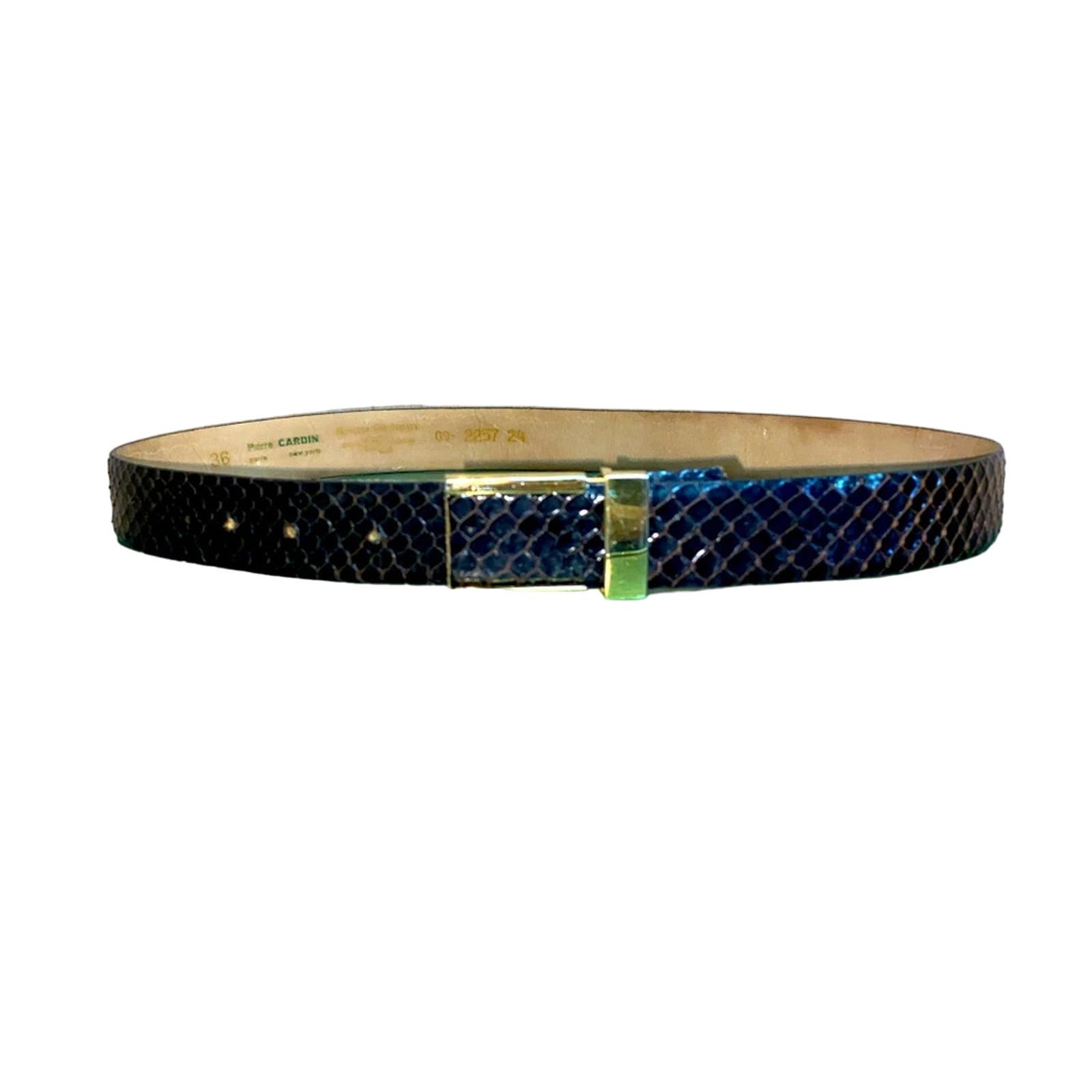 Pierre Cardin Snake Skin Belt