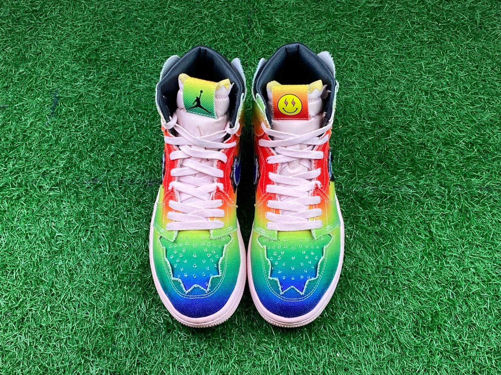 Jordan 1 Retro OG High x J Balvin Tie Dye Size 9