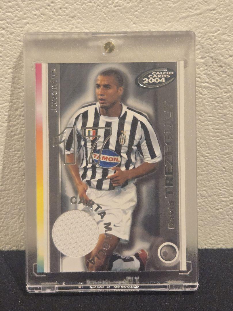 PANINI 2004 David Trezeguet Jersey Card, Extremely Rare, Juventus