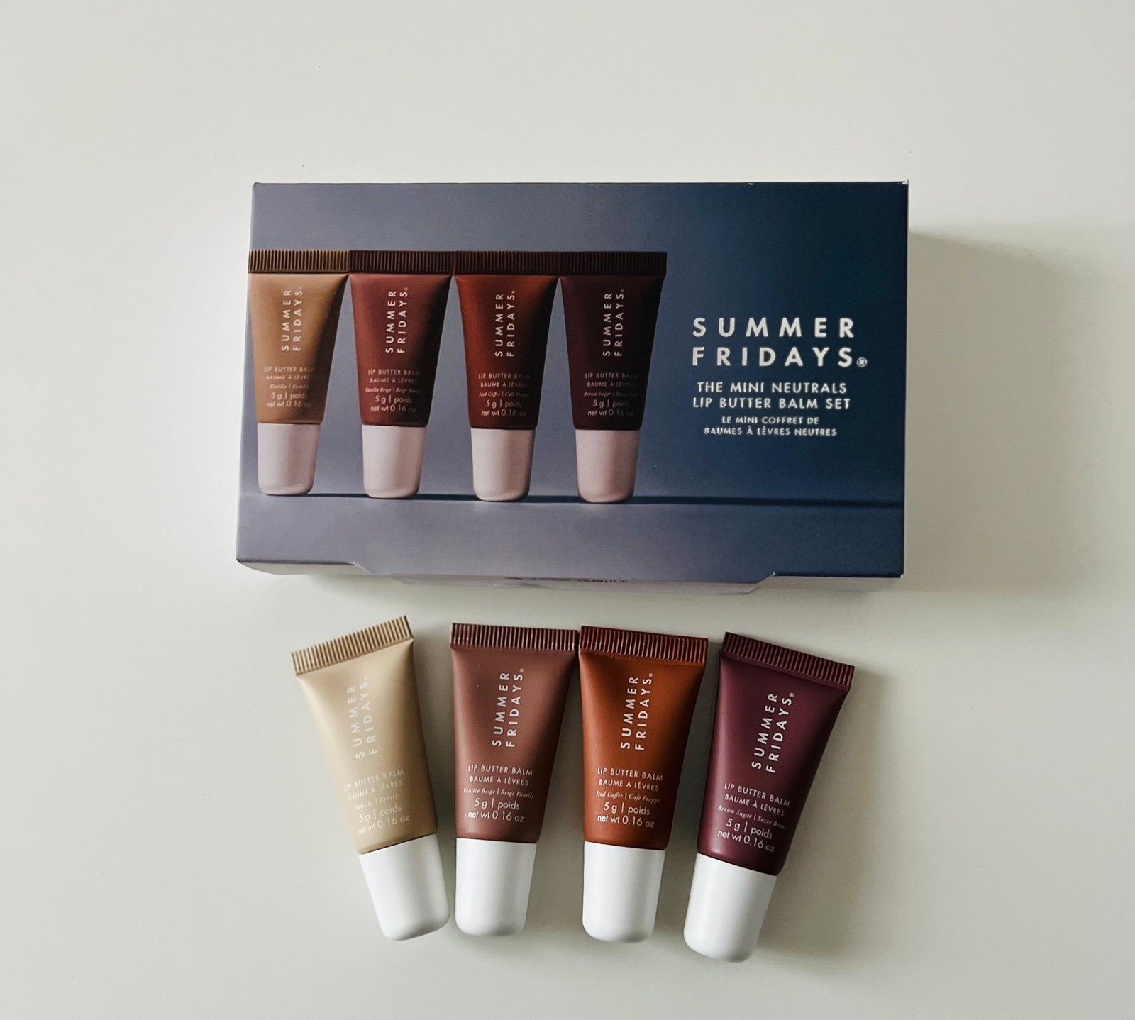 Summer Fridays The Mini Neutral Lip Butter Balm Set BNIB