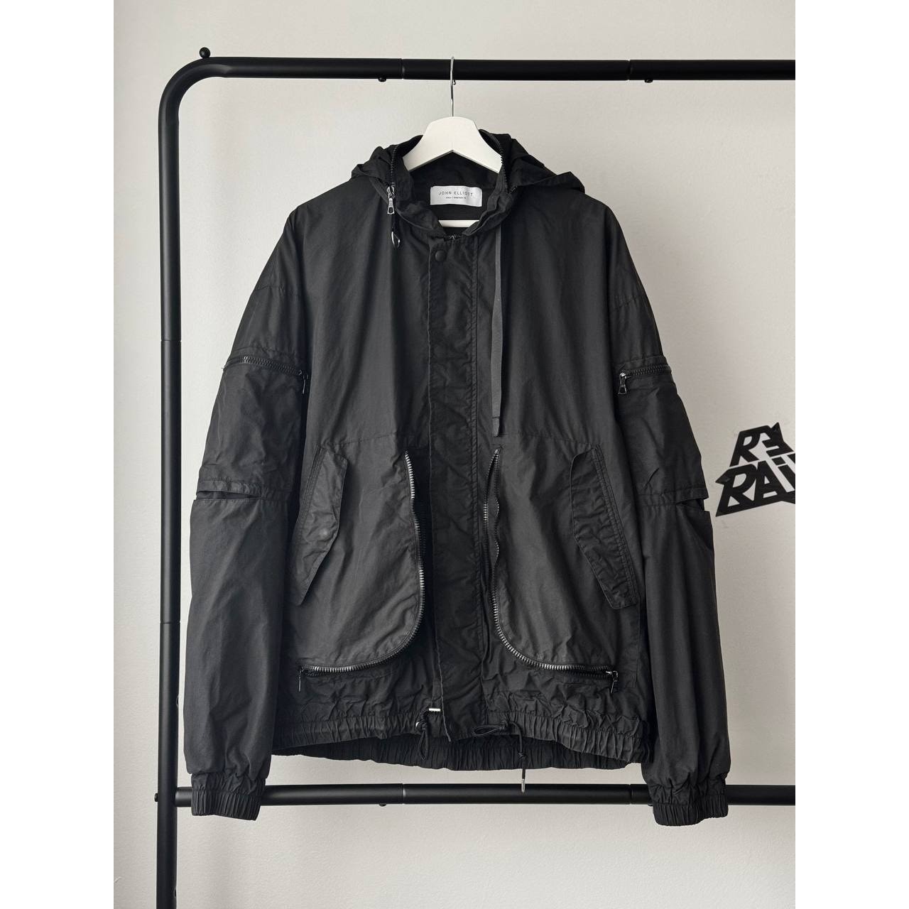 John Elliott FW18 Parachute Bomber Jacket Black