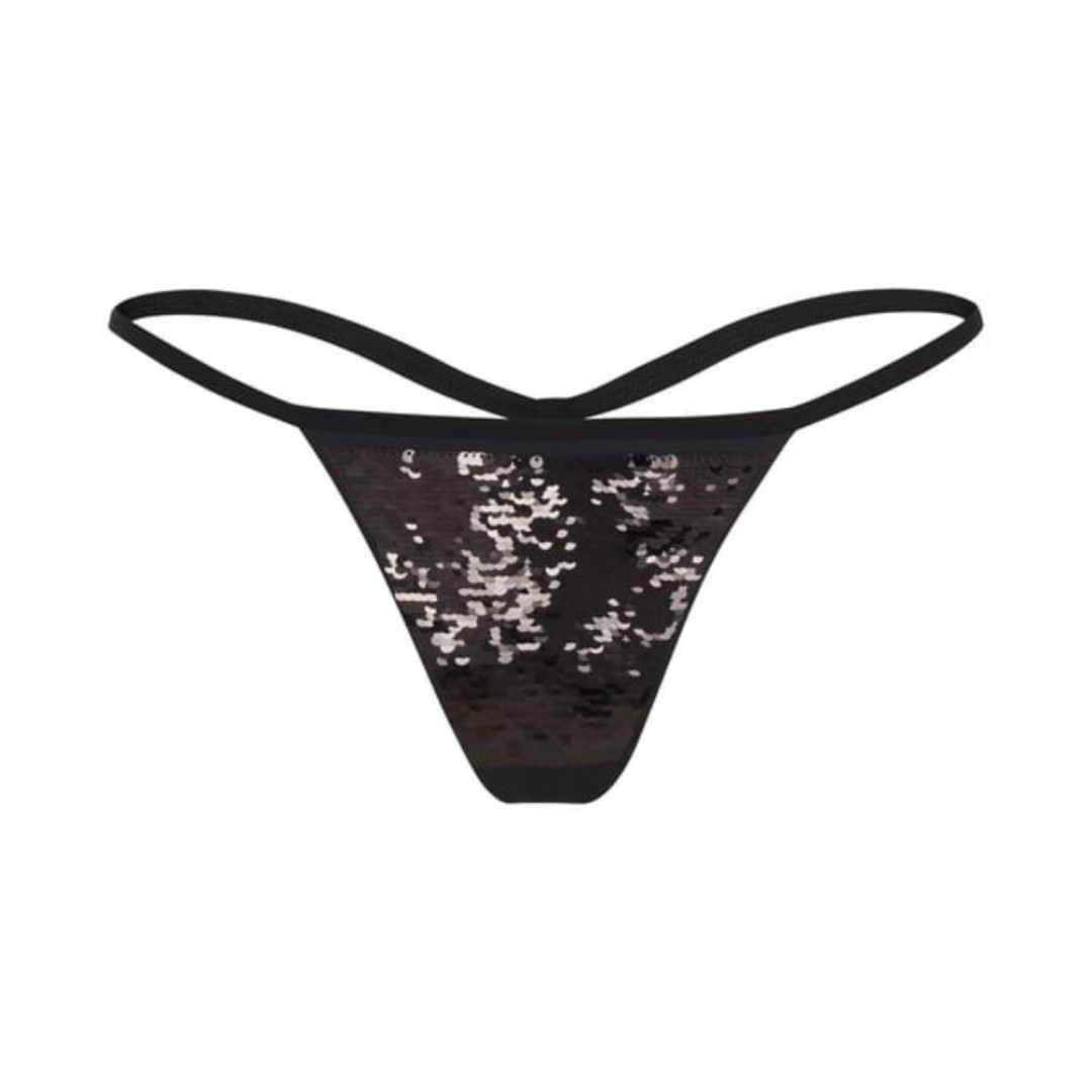 NWT SKIMS SEQUIN STRING THONG