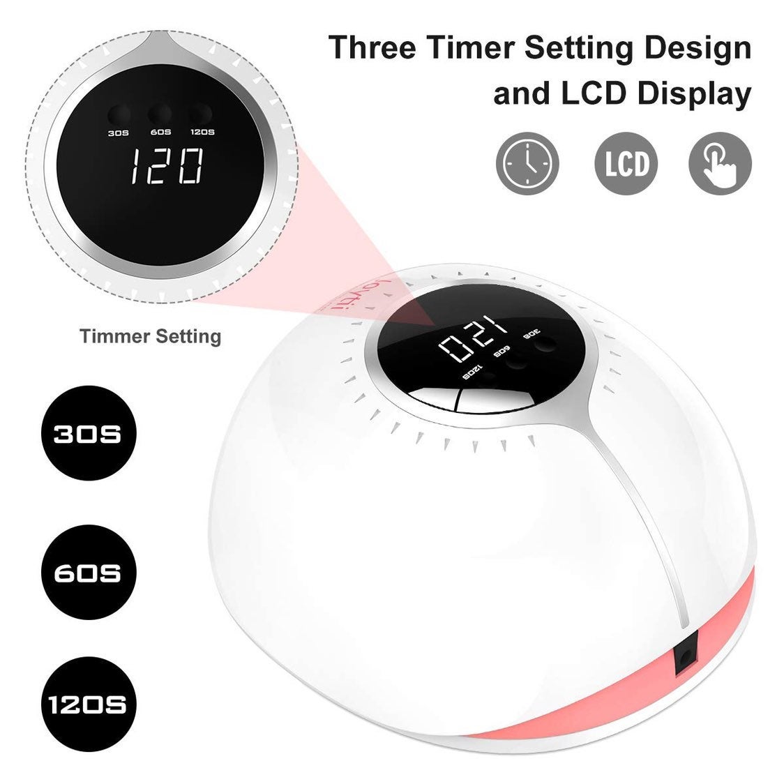 UV LED Nail Lamp 82W Nail Dryer Professi