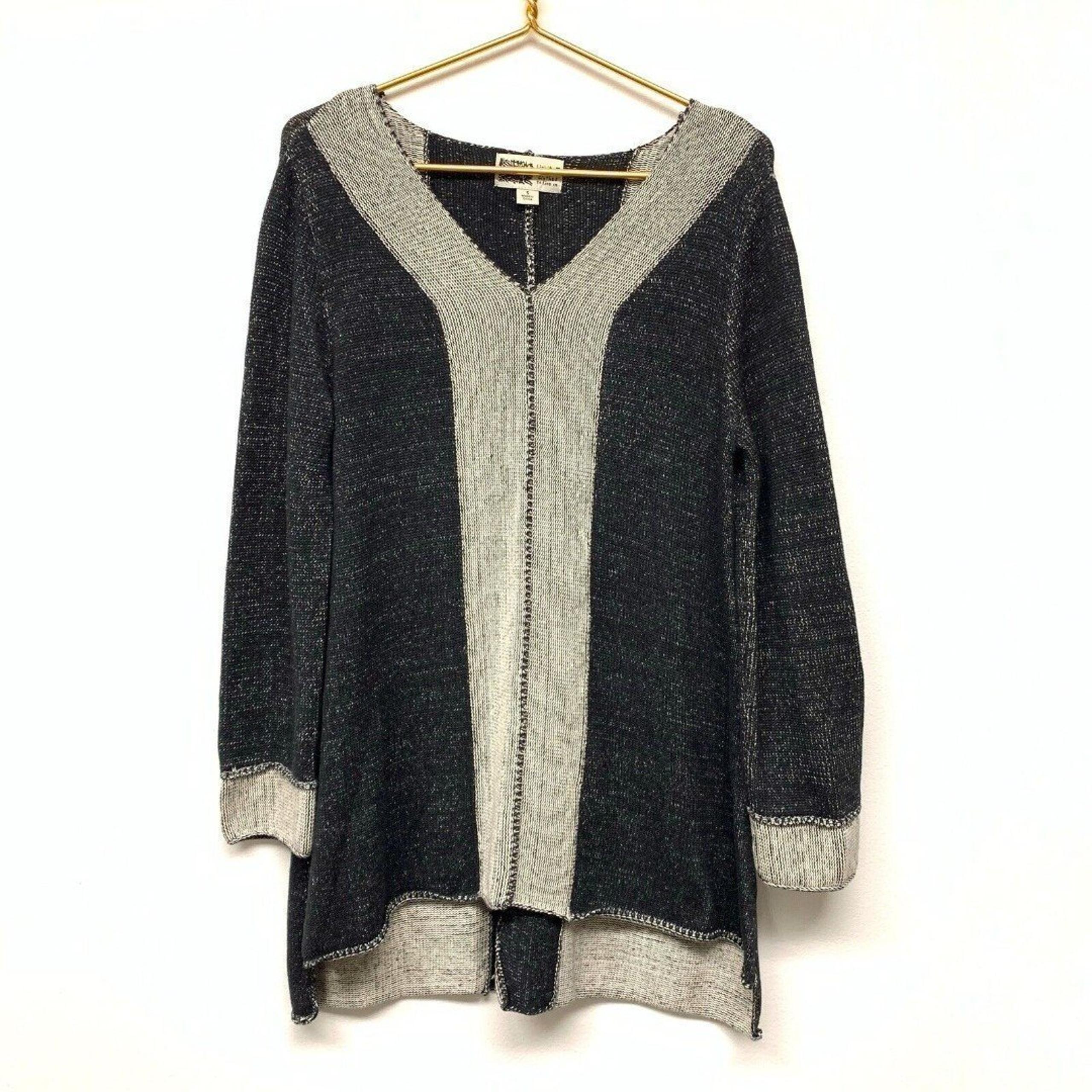 Habitat Clothes To Live In Tunic Sweater Dress Size Small Lagenlook Cotton Knit