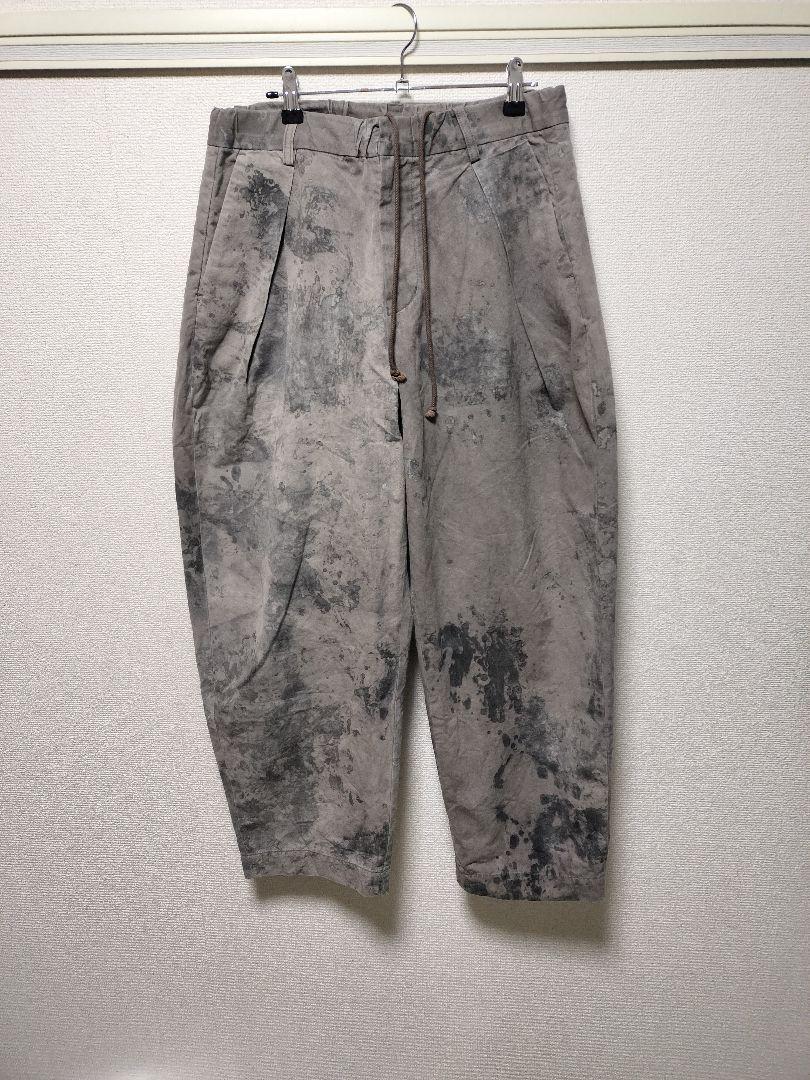 COLINA W TUCK ANCIENT DYED TUSSER　サイズL