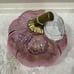 Pink Pumpkin With Gold Stem Light Up Decor