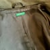United Colors Of Benetton Military Green Wool Belted Pea Coat