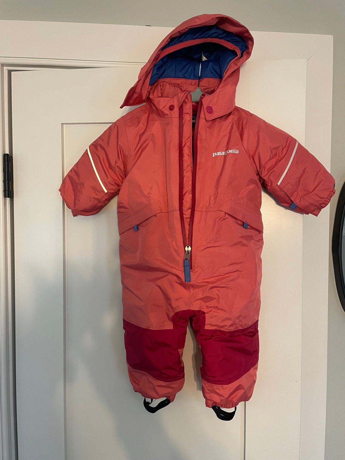 Patagonia Near New, Girls Snow Pile 3-6 month One Piece W/Grow Fit Feature