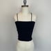 NWT IAN RN Black Trish Tube Top, Size XS