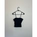 NWT IAN RN Black Trish Tube Top, Size XS