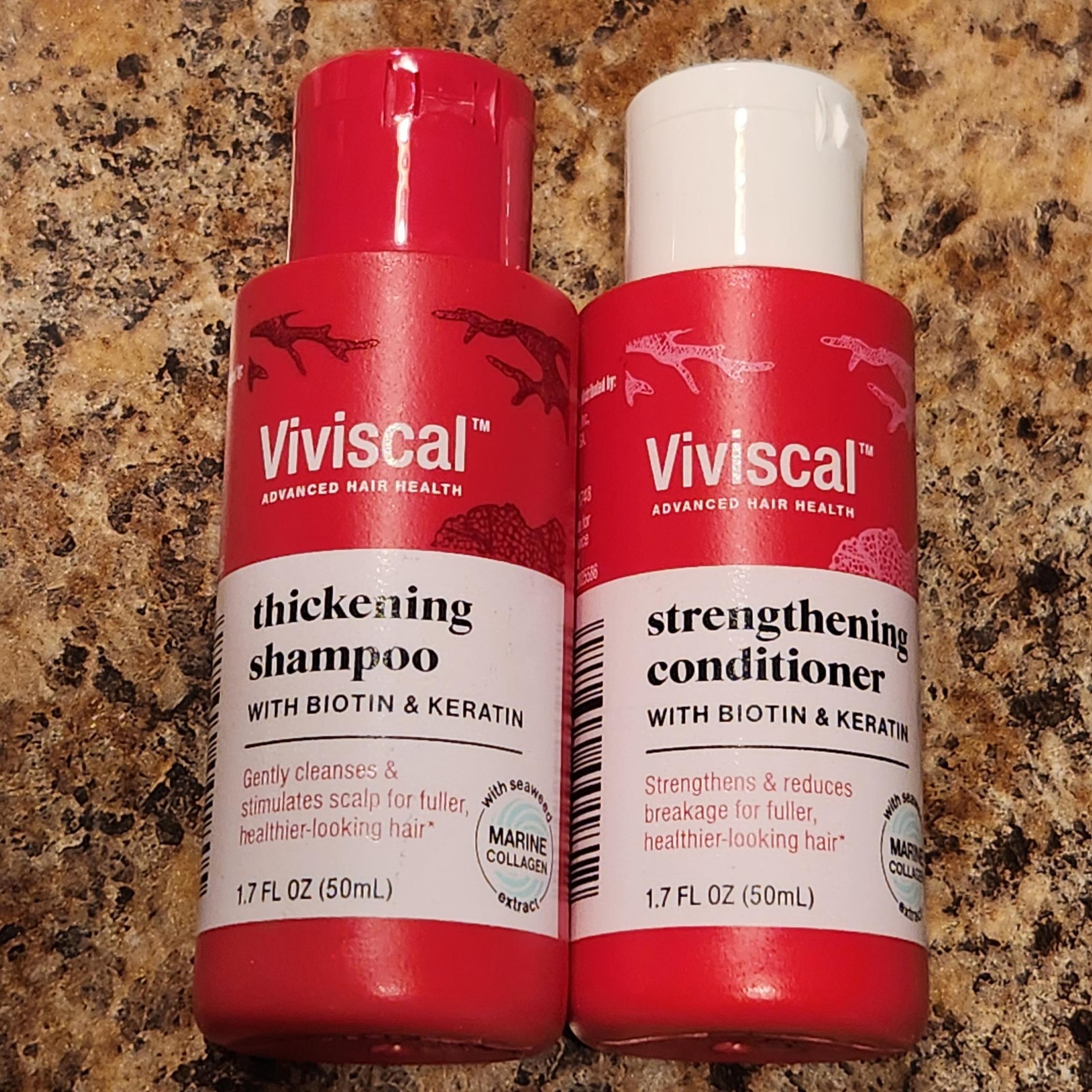 VIVISCAL THICKENING SHAMPOO & CONDITIONER BIOTIN KERATIN