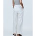 MADEWELL Pull-On Straight Crop Linen Blend White Pants Women's SIZE 8 NWT