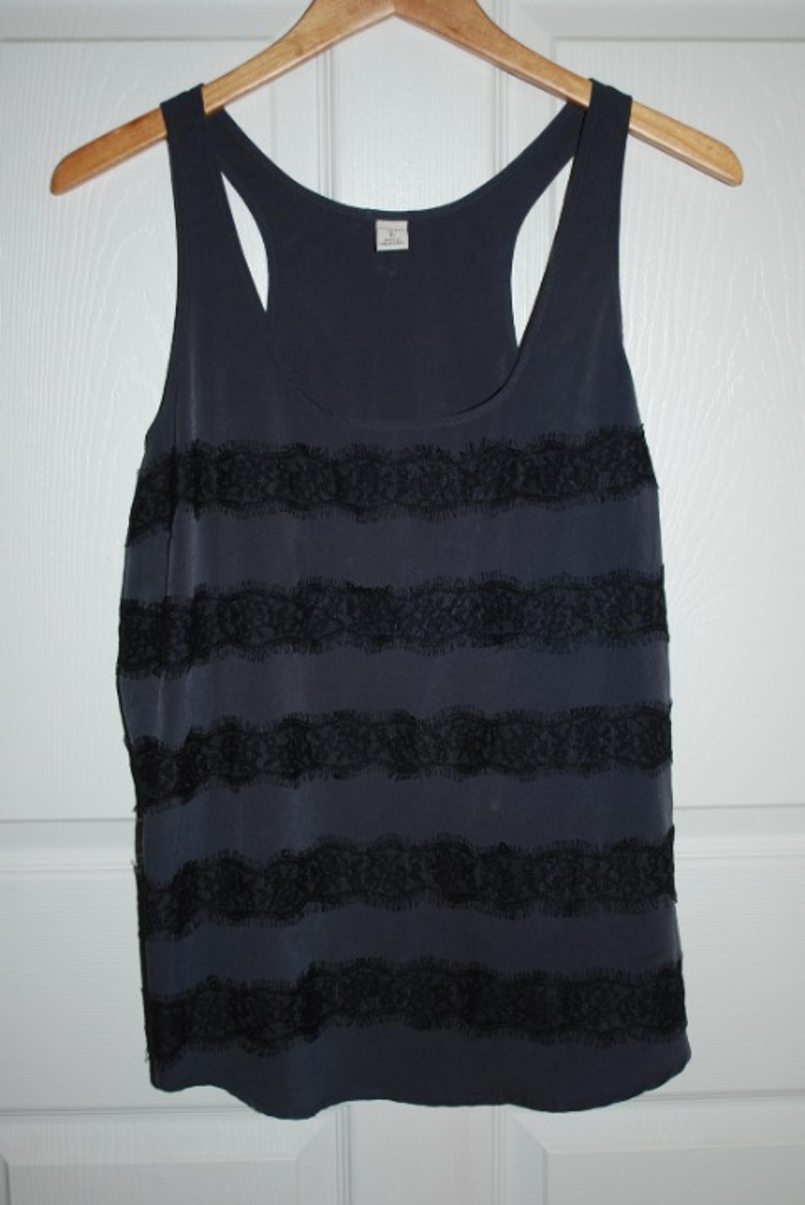 Old Navy Black Lace Tank Top Sz Large