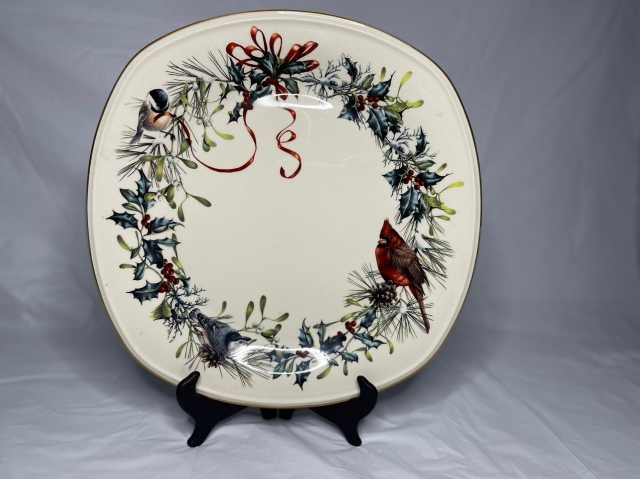 Lenox Winter Greetings Large Serving Plate