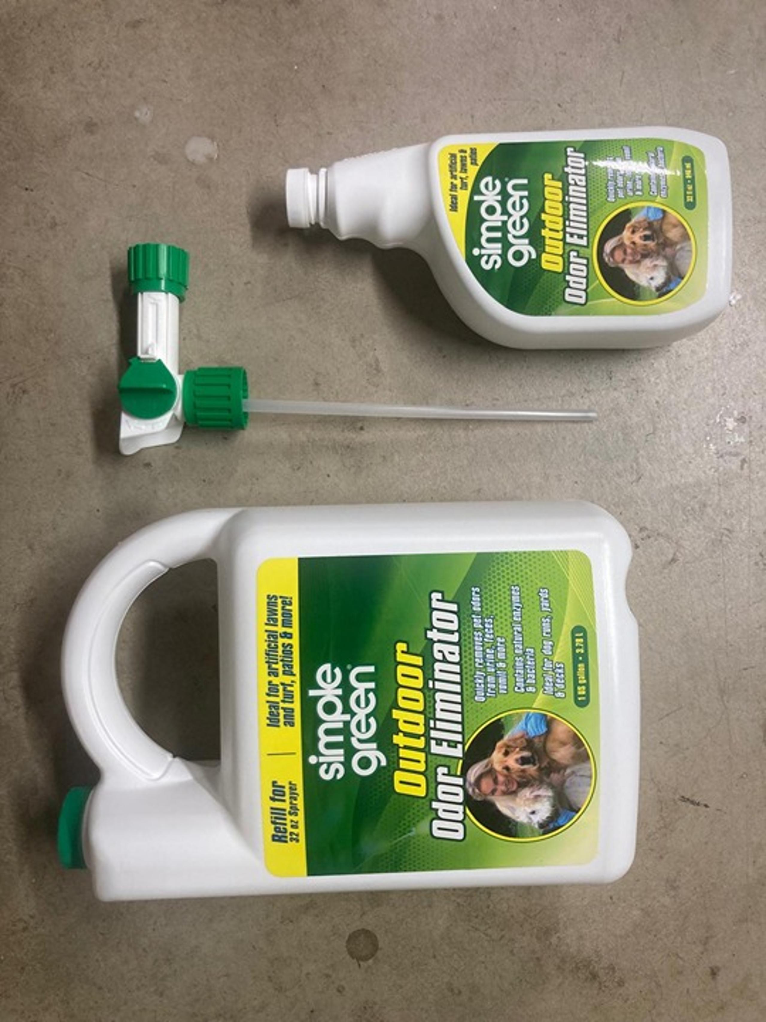 Outdoor Odor Eliminator for Pets, Dogs, Ideal for Artificial Grass& - Simple Green