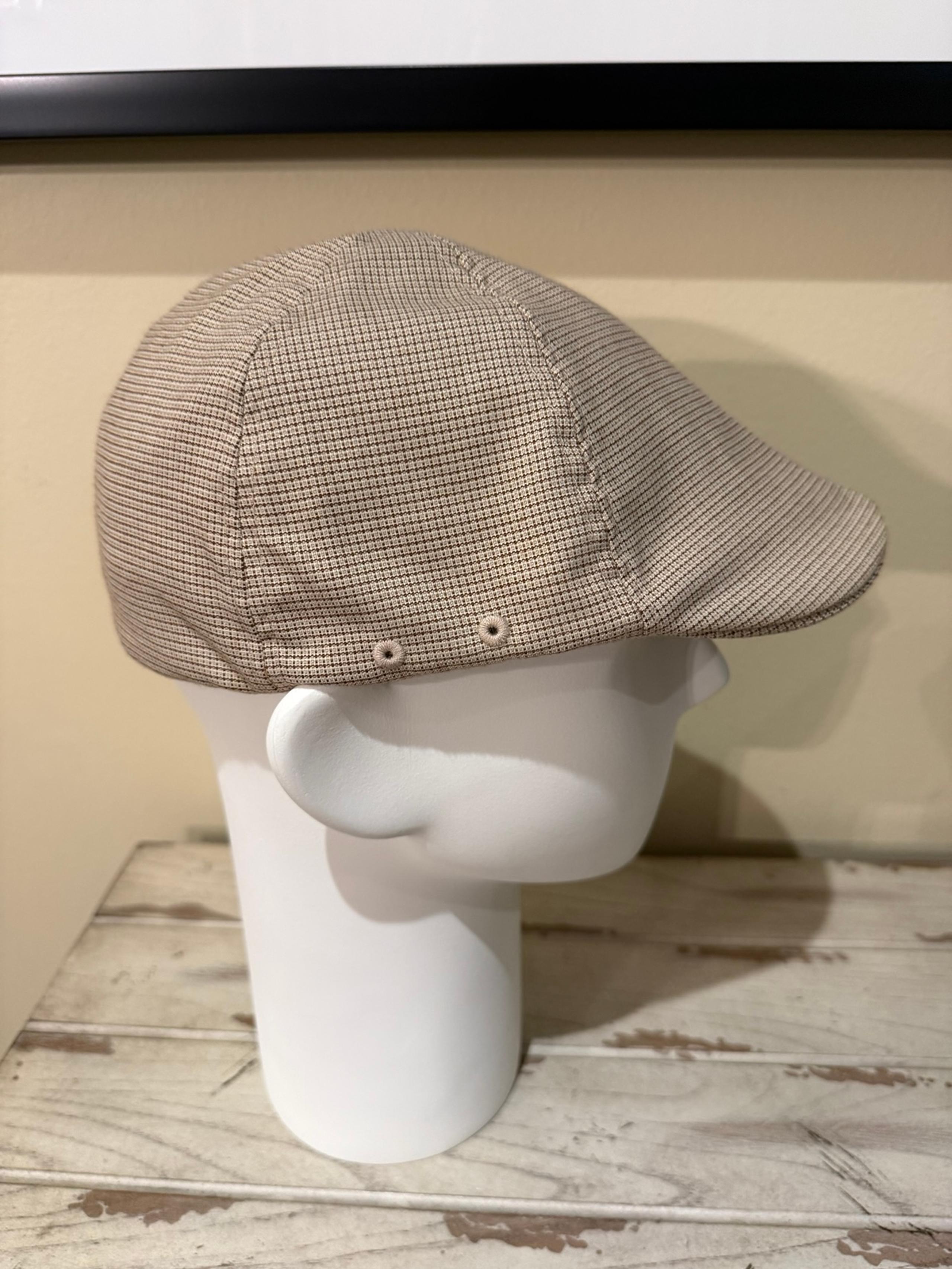 Dockers Mens IVY Hat Tan Newsboy Cabbie Cap Mens Size S/M