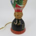 Stonehouse Farm Goods Handpainted Floral Flower Check Farmhouse Accent Lamp 1997