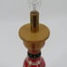 Stonehouse Farm Goods Handpainted Floral Flower Check Farmhouse Accent Lamp 1997