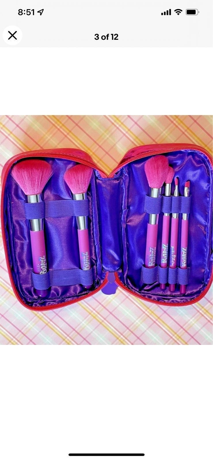 Makeup Revolution BRATZ BRUSH KIT 6 Piece Soft Eye & Face Brushes *BRAND NEW SET