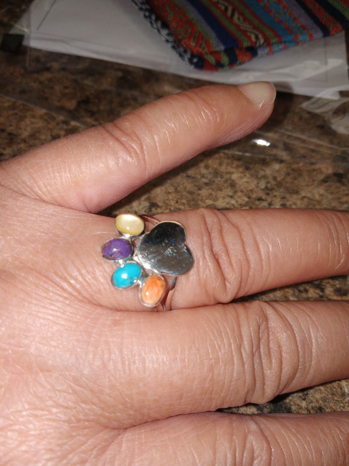❣️LUXURIOUS!/ PAW PRINT RING SZ,9❤