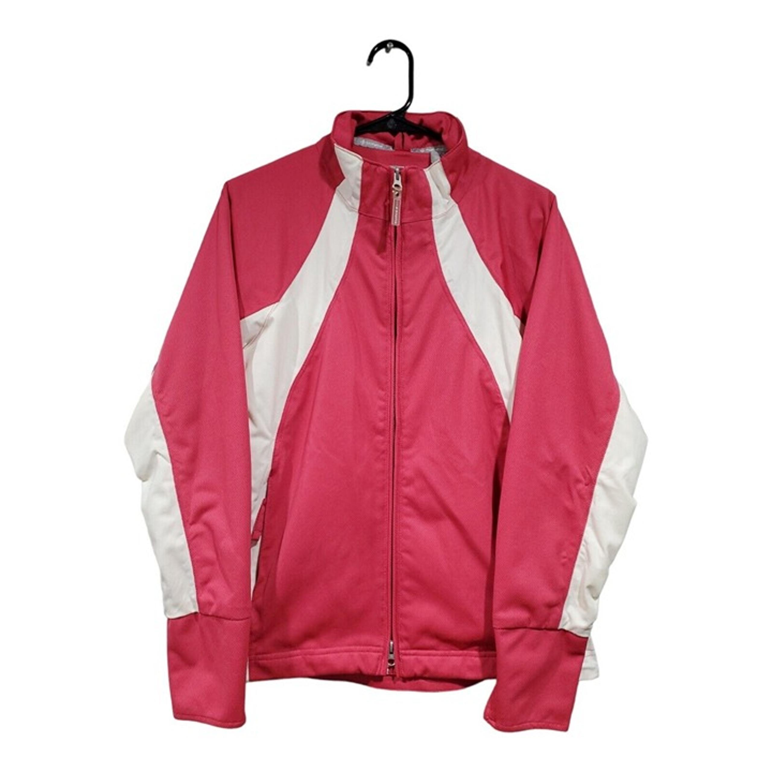 Sunice Typhoon Women's Pink White Full Zip Golf Jacket Lined Size M