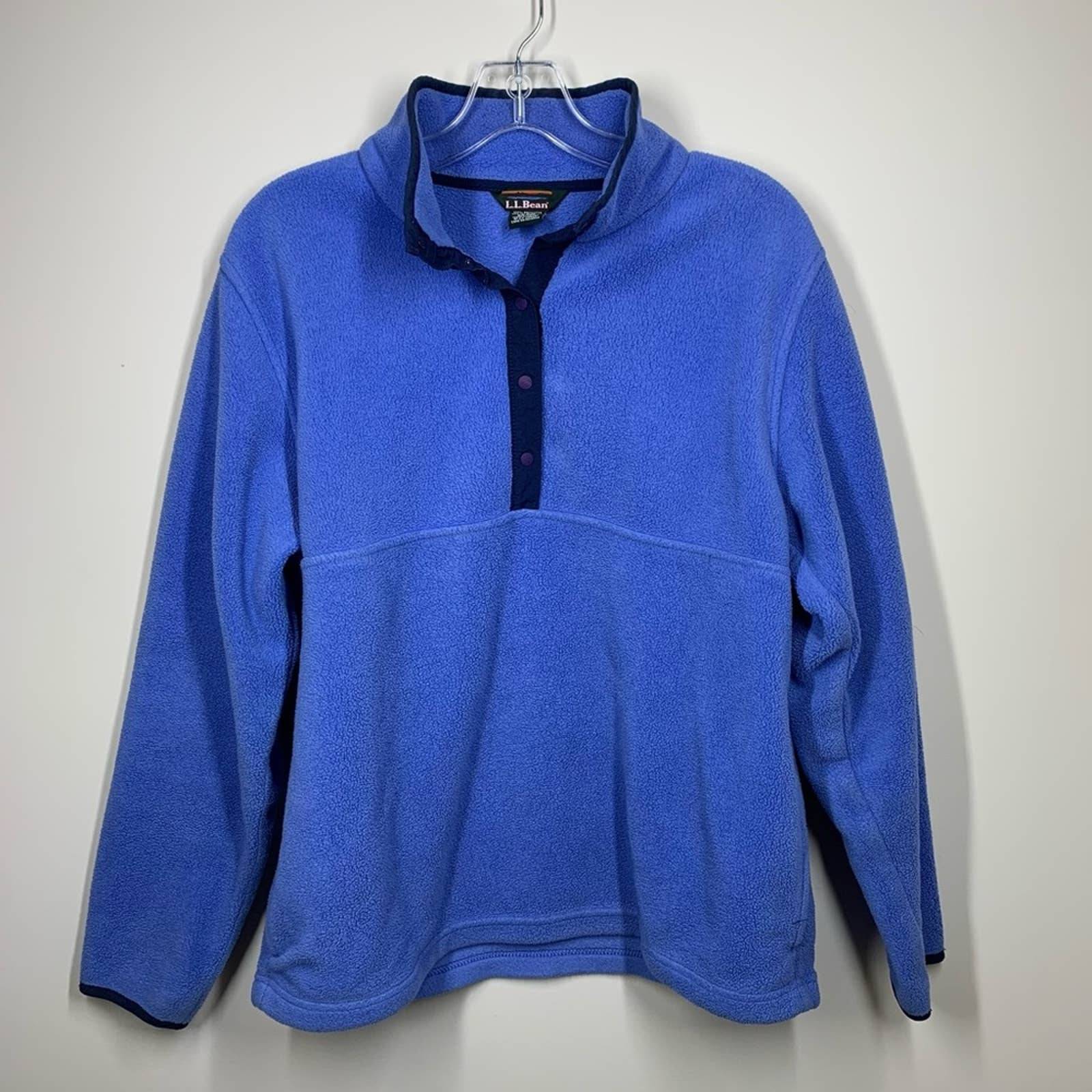 Vintage LL Bean Fleece Sweater Medium