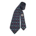 HERMES PARIS Blue SHIP SAILBOATS Printed Silk Tie France 56 / 3 .1/2 EX COND
