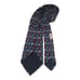 HERMES PARIS Blue SHIP SAILBOATS Printed Silk Tie France 56 / 3 .1/2 EX COND