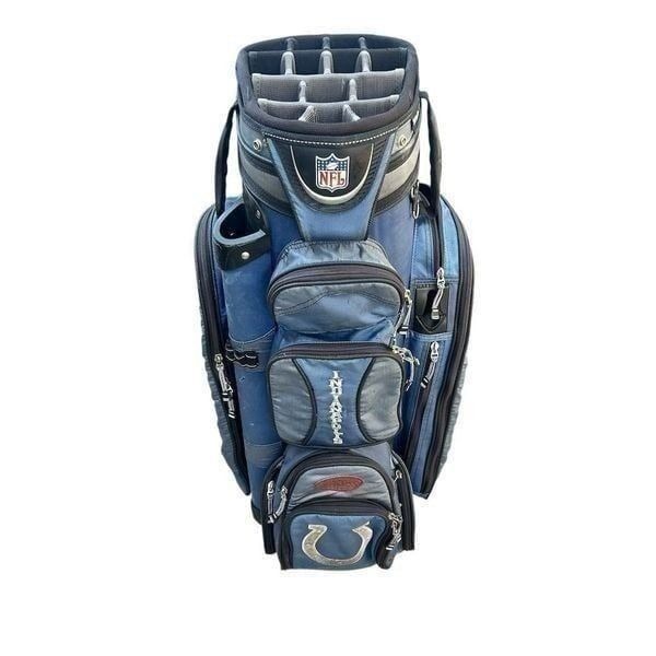 Vintage Wilson NFL Indianapolis Colts Golf Cart Bag 14-Way Divider Golf Bag