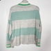New J Crew S Green Gray Striped Turtleneck Sweater Supersoft Yarn Merino Alpaca