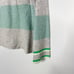 New J Crew S Green Gray Striped Turtleneck Sweater Supersoft Yarn Merino Alpaca