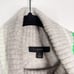 New J Crew S Green Gray Striped Turtleneck Sweater Supersoft Yarn Merino Alpaca