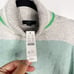 New J Crew S Green Gray Striped Turtleneck Sweater Supersoft Yarn Merino Alpaca