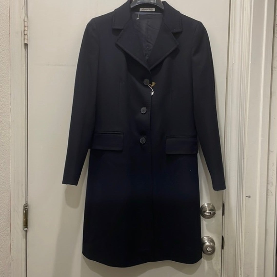NWT Capolavoro Loro Piana Virgin Wool Coat Women's size 46