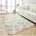 Fluffy Rainbow AreaRugs Colorful Carpet 5 x 8 F