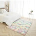 Fluffy Rainbow AreaRugs Colorful Carpet 5 x 8 F