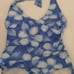 Vintage Floral Swisuit Sz 12