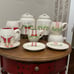RAE DUNN ELF FEET CANISTER, MUG AND PLATE SET (will divide)