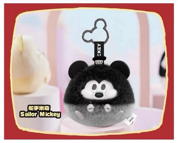 Disney Miniso Fun Crash Mickey Pendant Plush “Sailor Mickey”