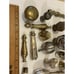 Vtg Huge Lot Antique Gold Tone Cane Handle Topper Ornate Silver Tone